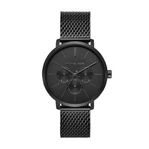 Blake Three-Hand Quartz Black Stainless Steel Mesh Watchi